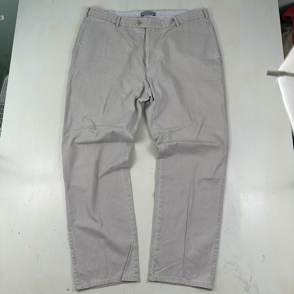 VTG Peter Millar Pants Men's 38x32 Beige Chino Khaki Golf 100% Pima Cotton Y2K - Picture 2 of 13